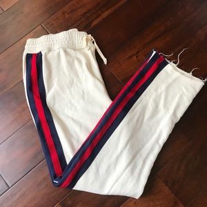 MOTHER Slim Gym Pant Fray in Out of Your League